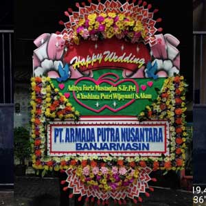 Papan Bunga Wedding Semarang by tokobungawangi